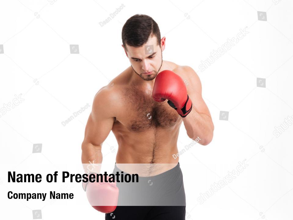 Naked Boxer Powerpoint Background Powerpoint Template Naked Boxer