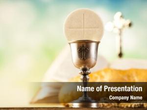 Spirituality First Holy Communion Powerpoint Template Spirituality