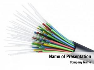 Fiber Optic Cable PowerPoint Templates Fiber Optic Cable PowerPoint