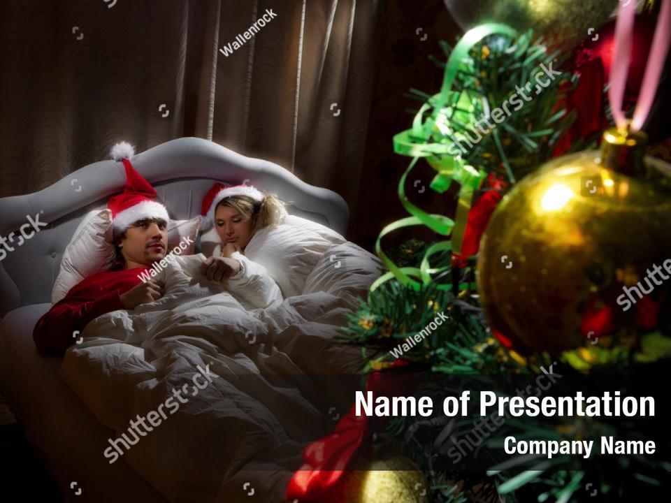 Waits Santa Claus PowerPoint Template Waits Santa Claus PowerPoint