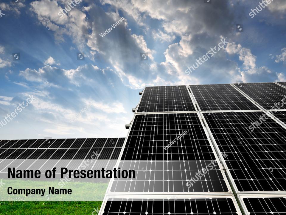 Plant Solar Power Powerpoint Template Plant Solar Power Powerpoint Background