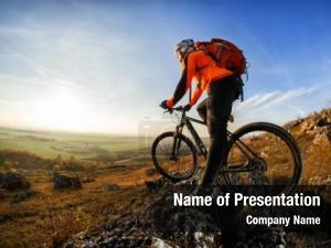 Mountain Cycling PowerPoint Template
