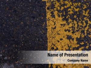 Old Road Marking PowerPoint Template