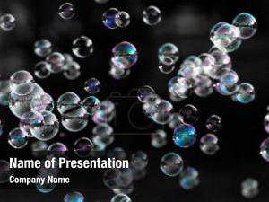 Abstract Soap Bubbles PowerPoint Template