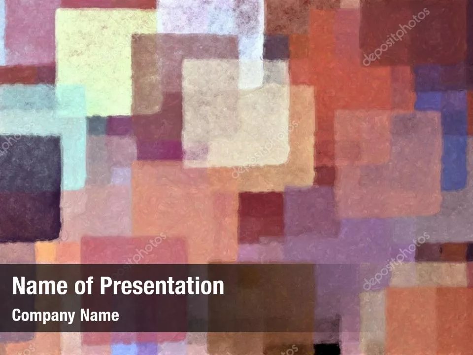 Overlapping Colorful Squares