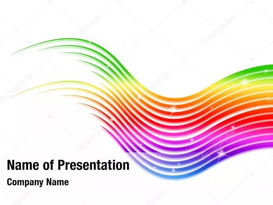 Waving Colored Stripes