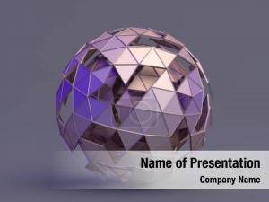 Polygonal Sphere PowerPoint Template