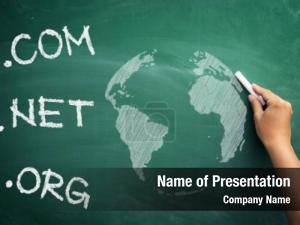 Domain Names Registration PowerPoint Template