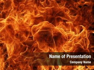 Fire Flame PowerPoint Template