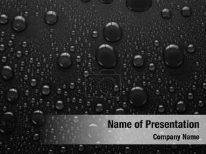 Dark Drops PowerPoint Template
