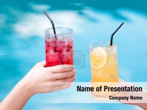 Pool Bar PowerPoint Template