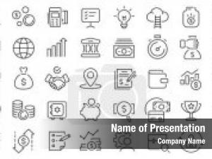 Thin Line Icons PowerPoint Template