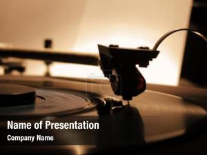 Record Player PowerPoint Template