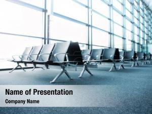 Airport Waiting Room PowerPoint Template