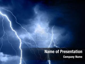 Lightning in the Night Sky