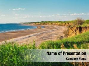 Summer Beach River PowerPoint Template