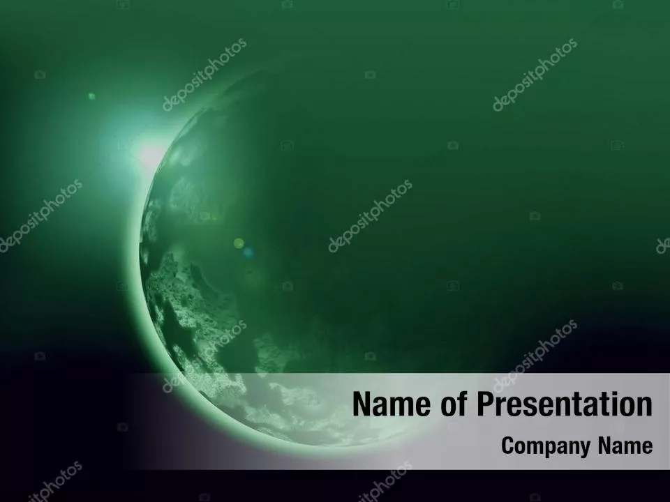 Green Planet In the Space