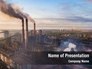 Bad Ecology City PowerPoint Template