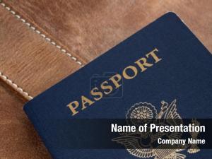 American Passport PowerPoint Template