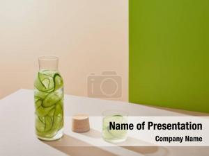 Green with Beige PowerPoint Template