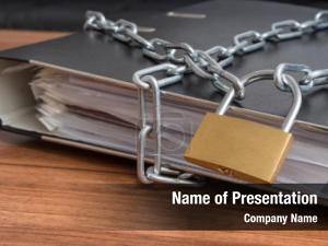 Secure Documents PowerPoint Template