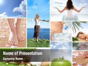 Summer Pleasure Collage PowerPoint Template