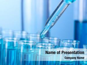 Labs Testing Tubes PowerPoint Template