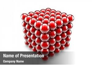 Red Spheres PowerPoint Template