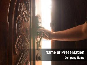 Doorway PowerPoint Template