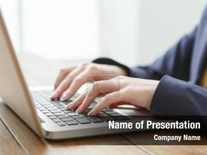 Typing Text PowerPoint Template
