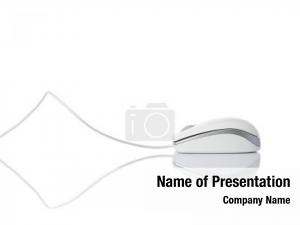 Symbol Of Computer Mouse PowerPoint Template