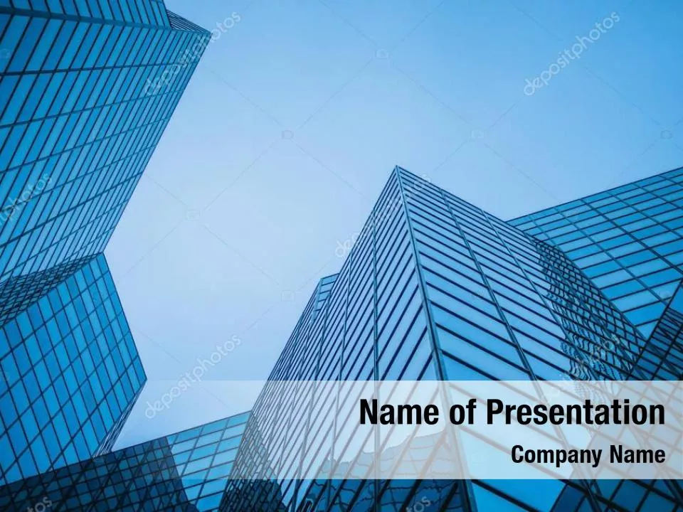 Blue Glass Skyscraper