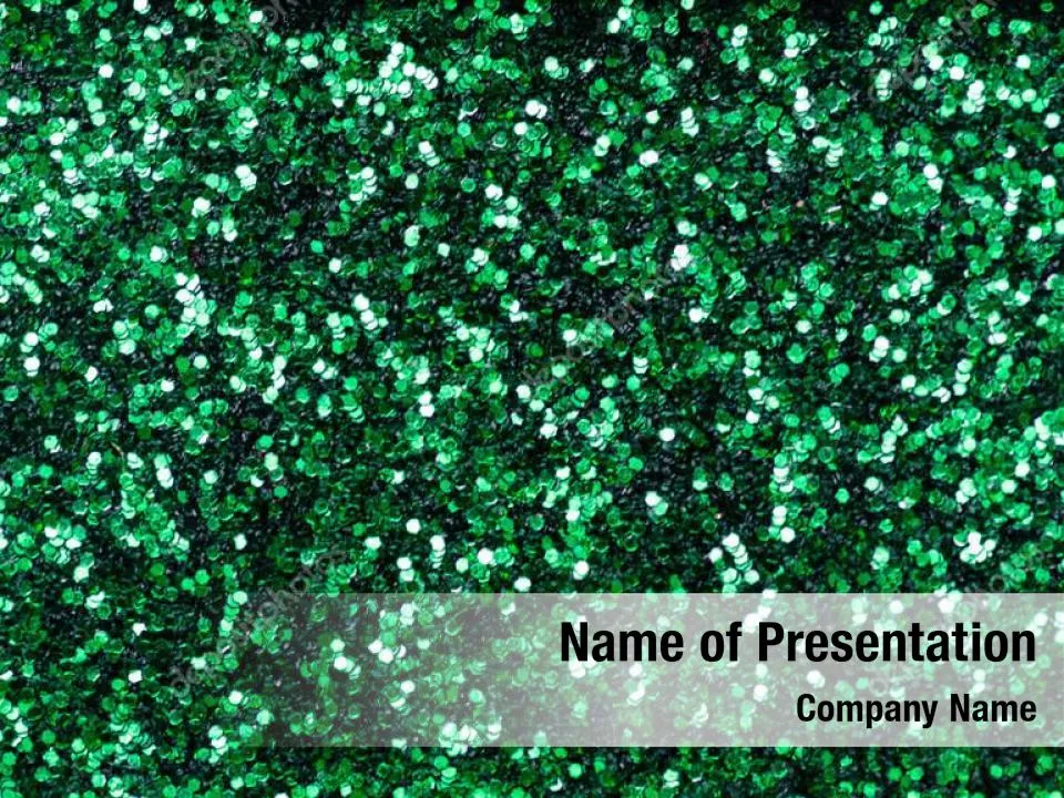 Abstract Green Sparkles