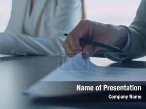 Checking Signing PowerPoint Template