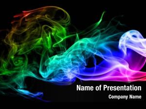 Abstract Rainbow PowerPoint Template