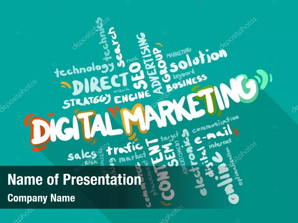 Digital Marketing Word Cloud