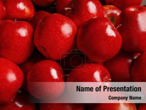 Red Apple PowerPoint Template