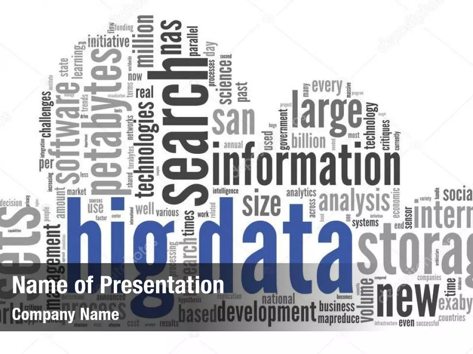 Big Data Word Cloud