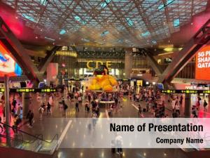 Airport Building Free PowerPoint Template