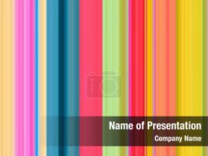 Vertical Strips of Paper Abstract PowerPoint Template