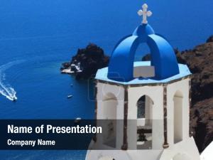 Greek Churches PowerPoint Template