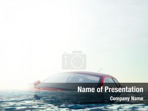 Car Flood PowerPoint Template