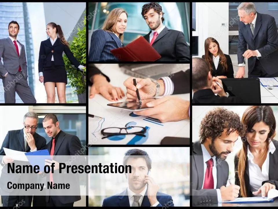 Business in Action Collage