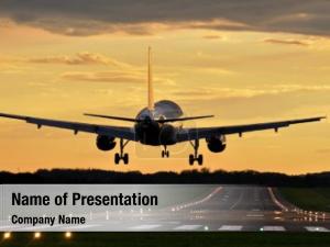 Airplane PowerPoint Template