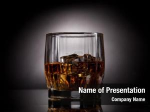 Whiskey in Rock PowerPoint Template