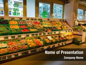 Organic Products Company PowerPoint Template