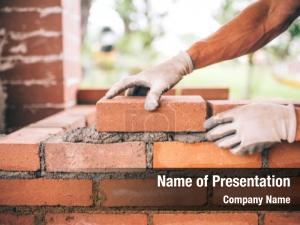 Mason At Work PowerPoint Template