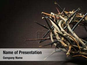 Crown Of Thorns PowerPoint Template