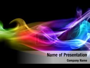 Colored Smoke PowerPoint Template