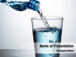 Pouring Water From Bottle PowerPoint Template